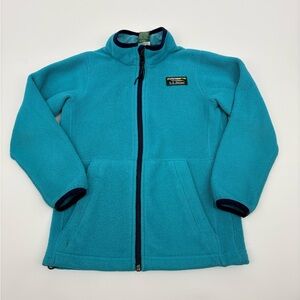 L.L. Bean vintage Turquoise Fleece Jacket